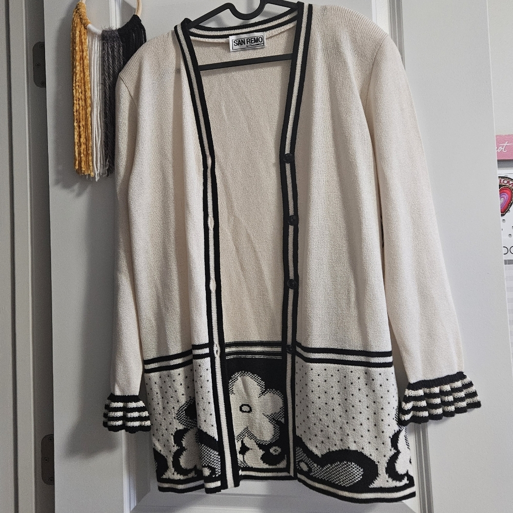 Vintage San Remo Floral Cardigan